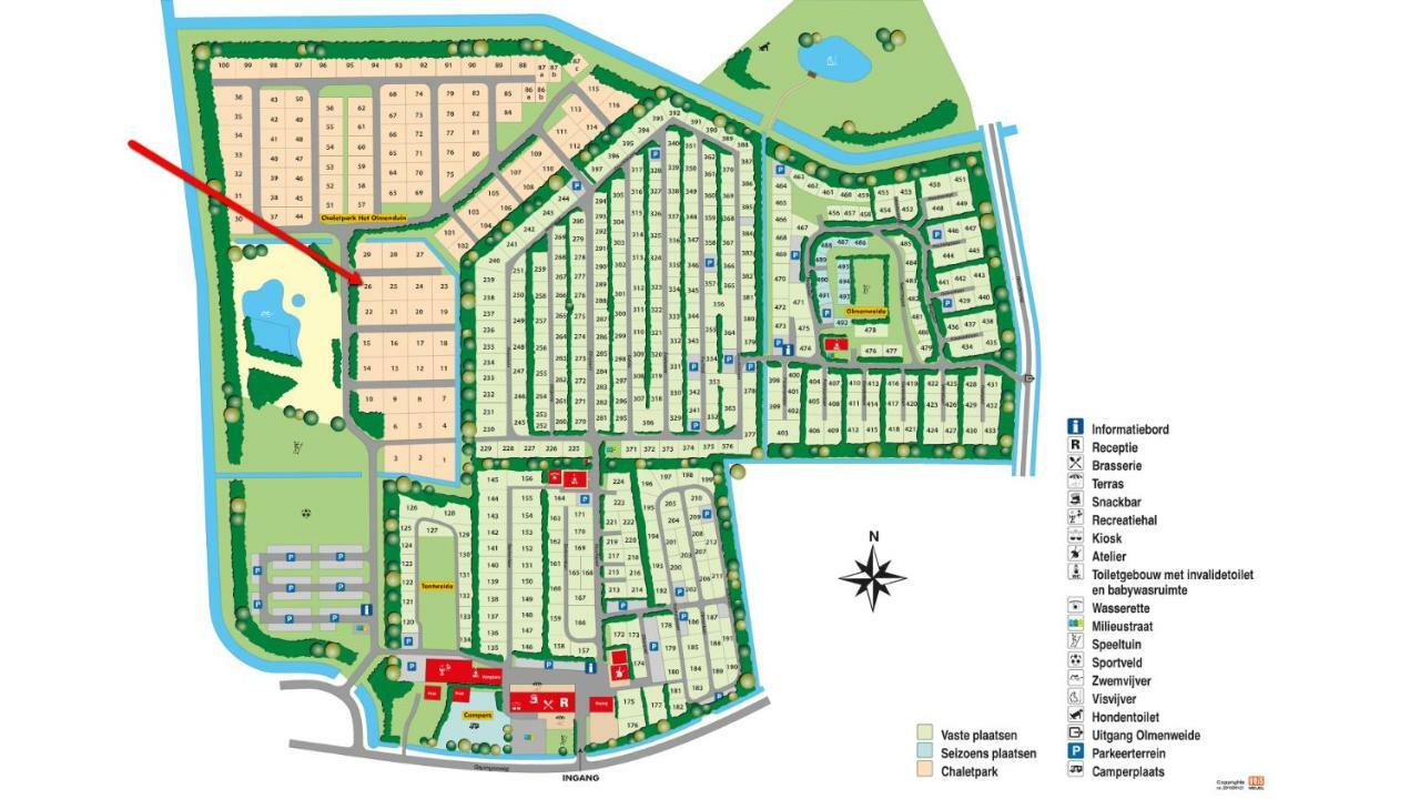 סירוסקרקה Olmenduin | Chalet 26 | Zeeland מראה חיצוני תמונה